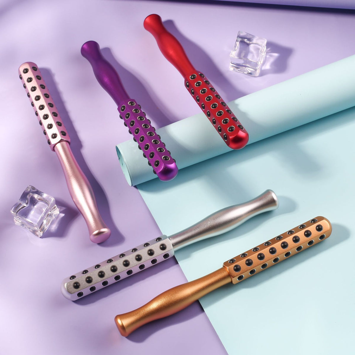 48 Germanium Grain Beauty Stick Facial Lifting And Tightening Massager Household Manual Facial Beauty Device