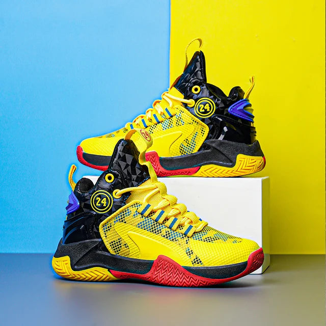 basketball shoes teenagers' mesh breathable sports shoes
