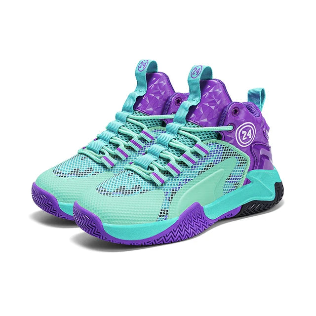 basketball shoes teenagers' mesh breathable sports shoes