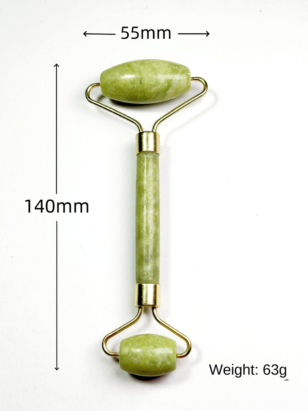 Natural Jingluo Jade Beauty Roller Massager, Facial Rolling Beauty Device, Face Massage Stick