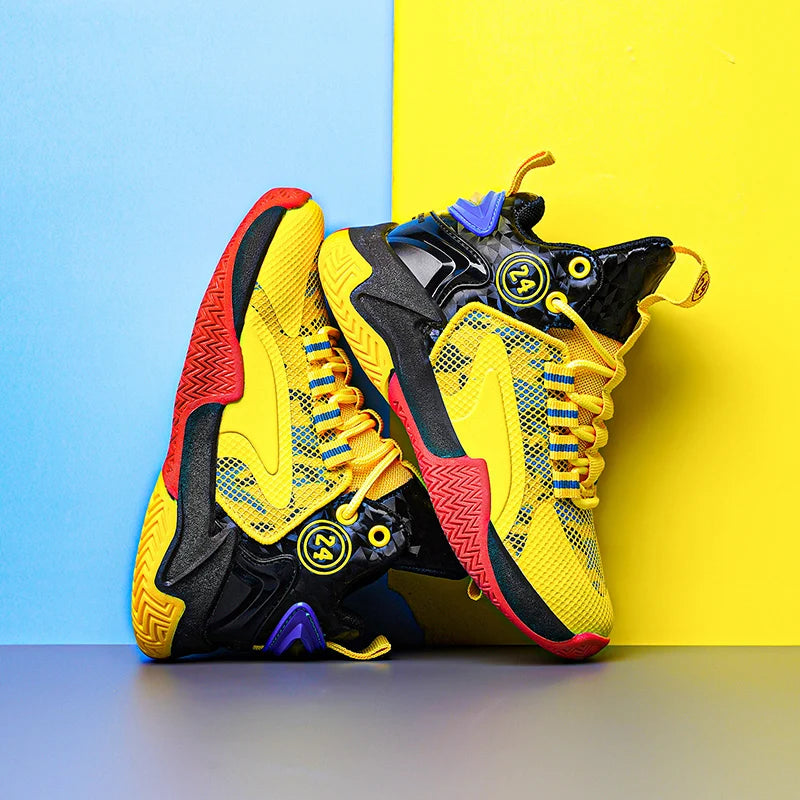 basketball shoes teenagers' mesh breathable sports shoes